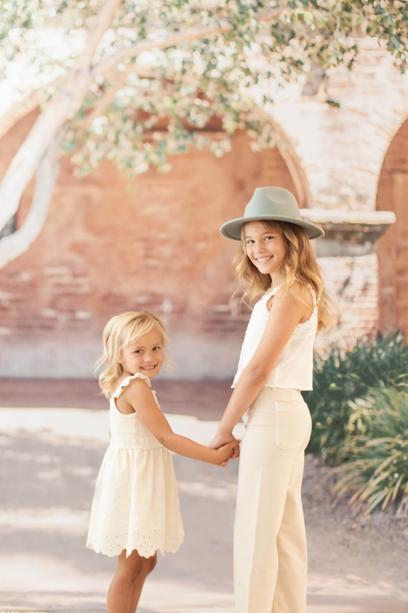 Rustic Brick Archway Outdoor Photography Backdrop