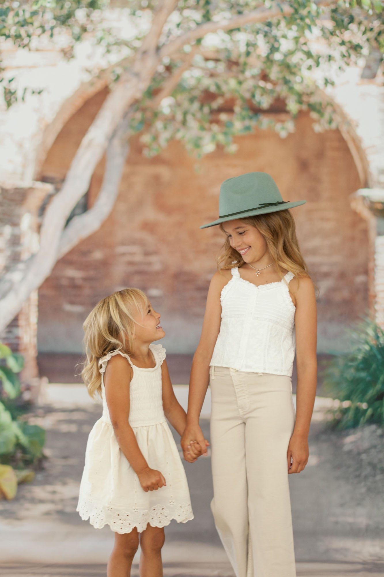 Rustic Brick Archway Outdoor Photography Backdrop