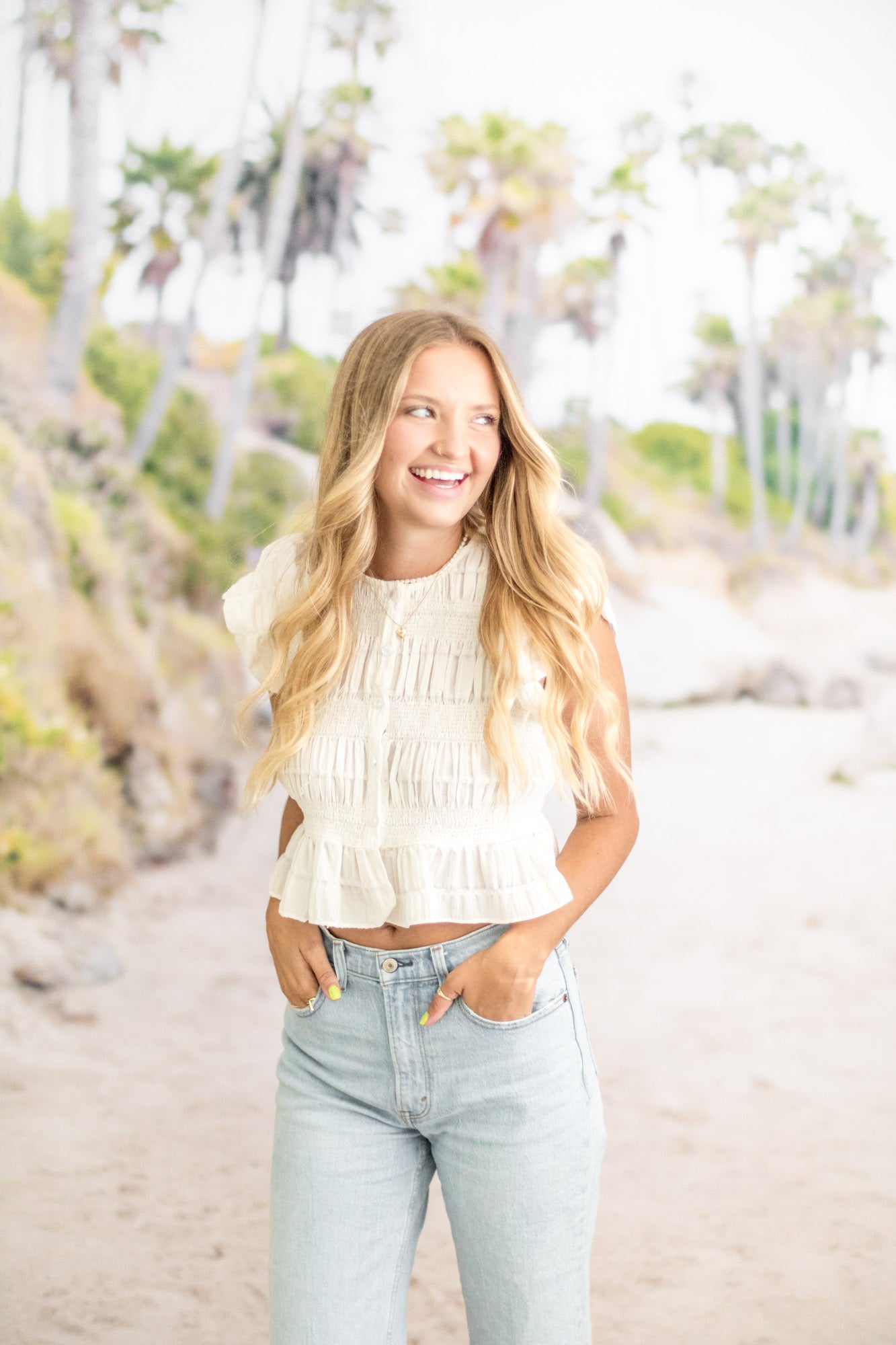 Beach Cliffs Photography Backdrop