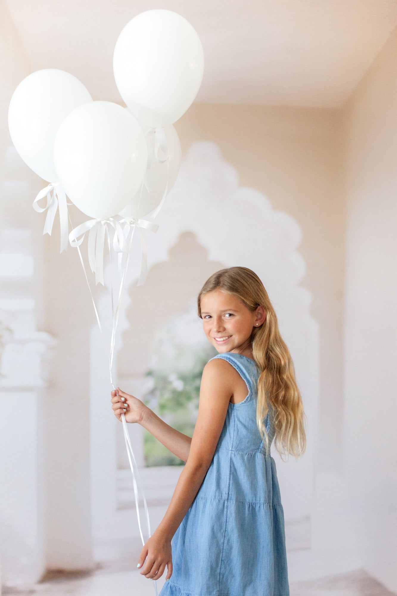 Decorative Column Arch Photography Backdrop